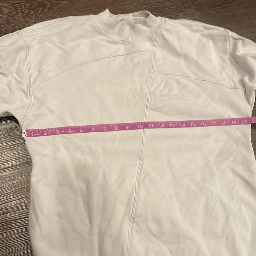 🗻Lululemon Broken Beats crew neck sweatshirt Dress Alpine White size xs - Picture 3 of 10